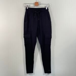 Alphalete Women Black Pull On Drawstring Pockets Jogger Sweatpants Size S